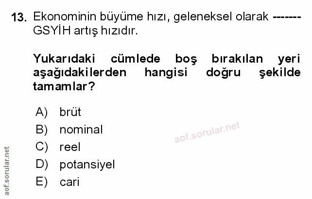Soru 13
