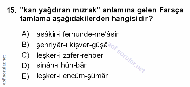 Soru 15