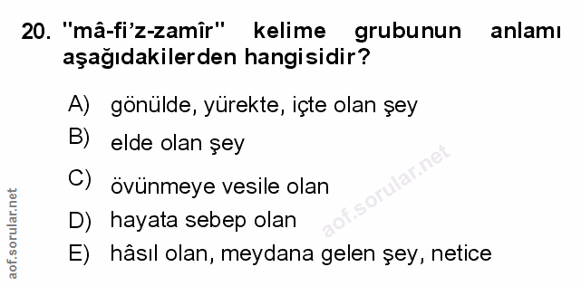 Soru 20