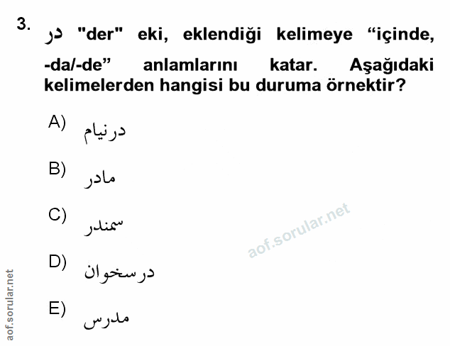 Soru 3