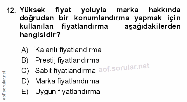 Soru 12