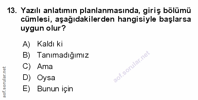 Soru 13