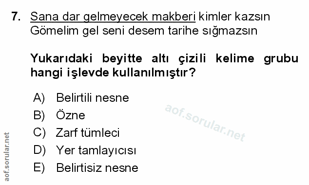 Soru 7