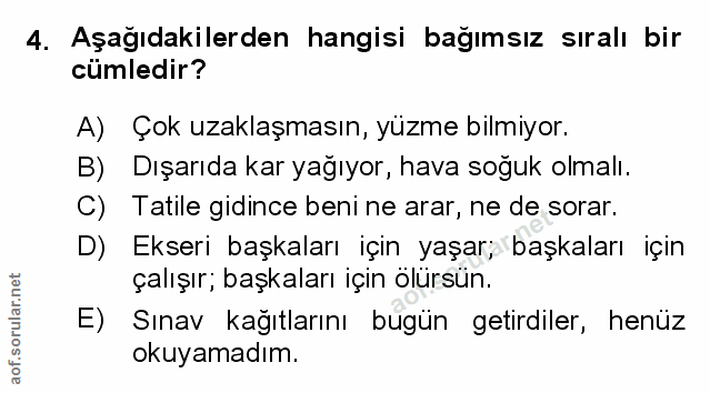 Soru 4