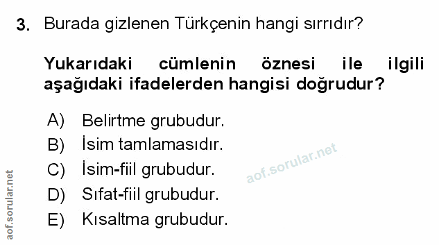 Soru 3