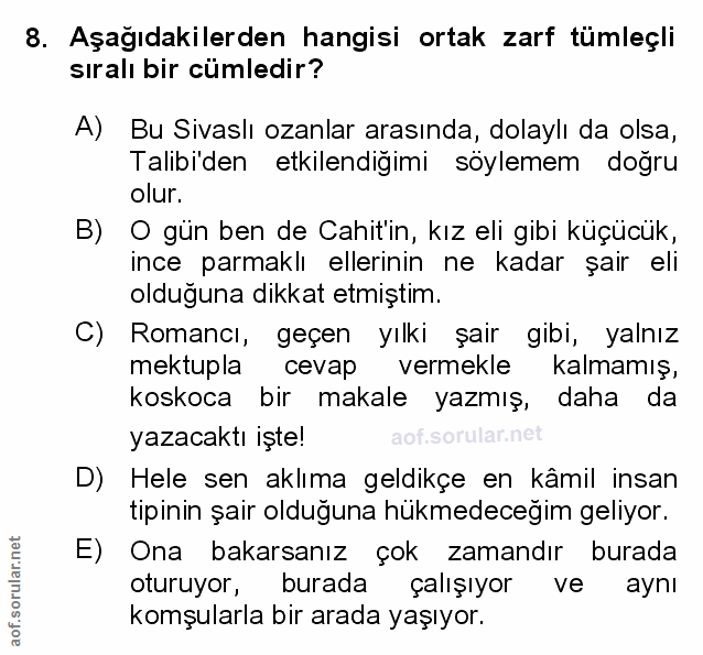 Soru 8