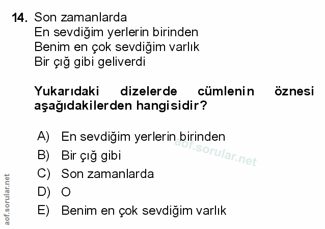 Soru 14