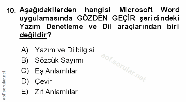 Soru 10