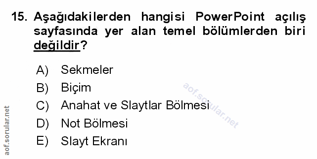 Soru 15
