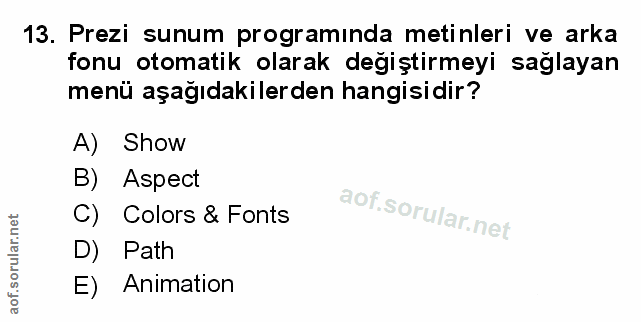 Soru 13