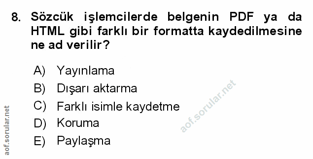 Soru 8