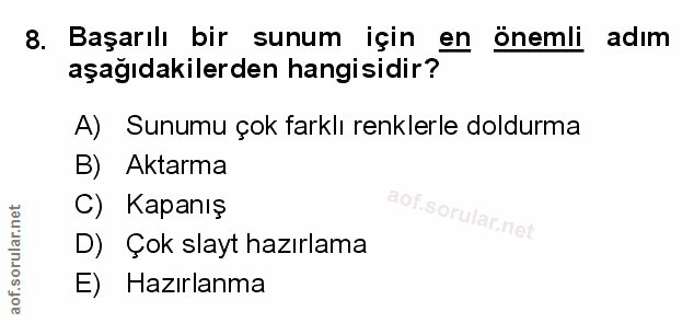 Soru 8