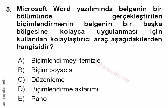 Soru 5