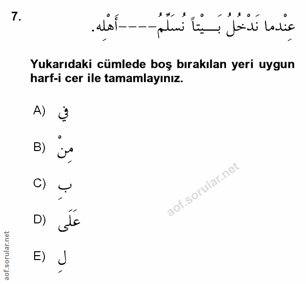 Soru 7