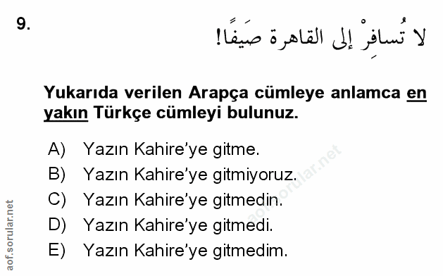 Soru 9