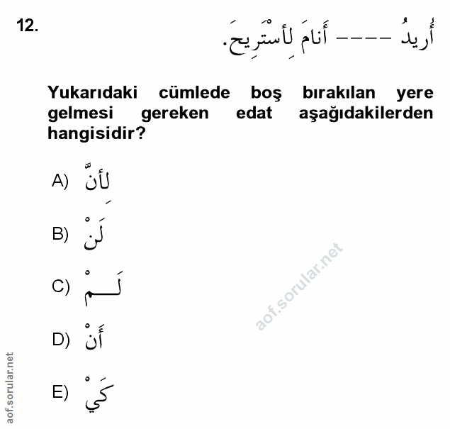 Soru 12