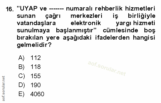 Soru 16