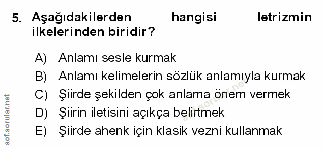 Soru 5