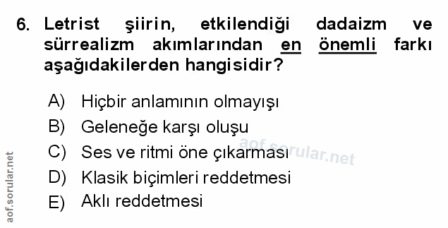 Soru 6