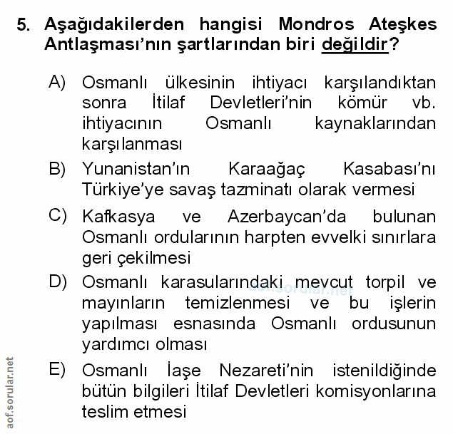 Soru 5