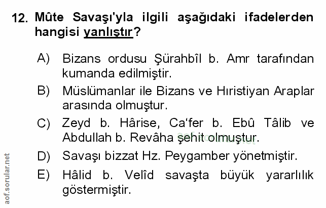Soru 12