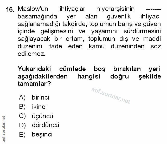 Soru 16