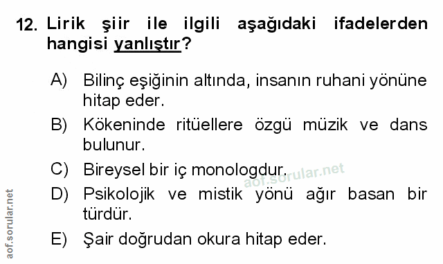 Soru 12