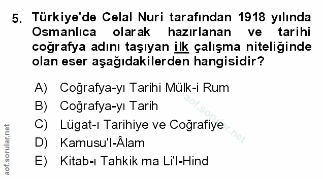 Soru 5