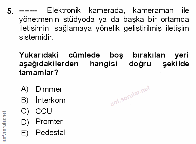 Soru 5