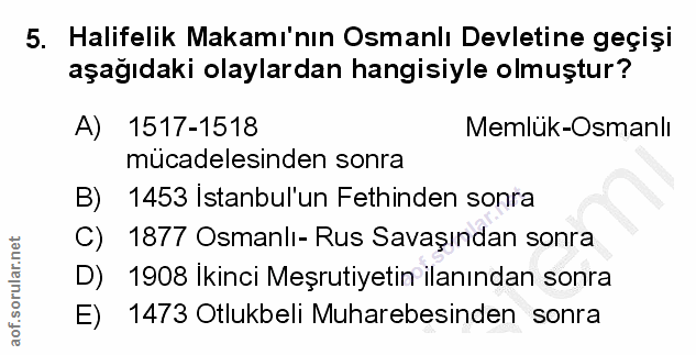 Soru 5