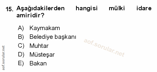 Soru 15