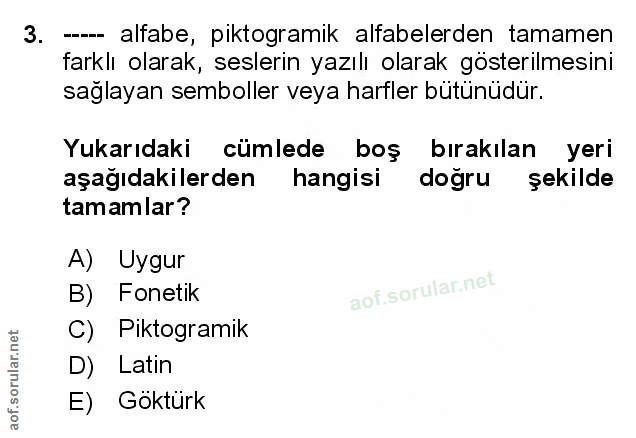 Soru 3
