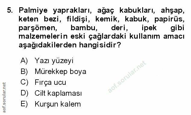 Soru 5