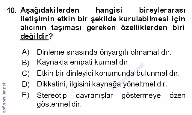 Soru 10