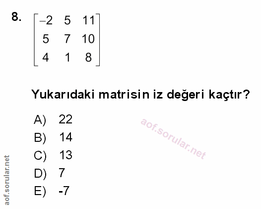 Soru 8