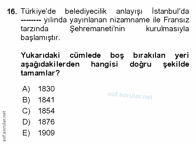 Soru 16