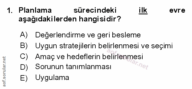 Soru 1