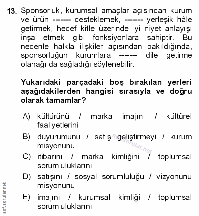 Soru 13