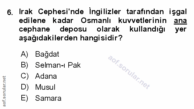 Soru 6