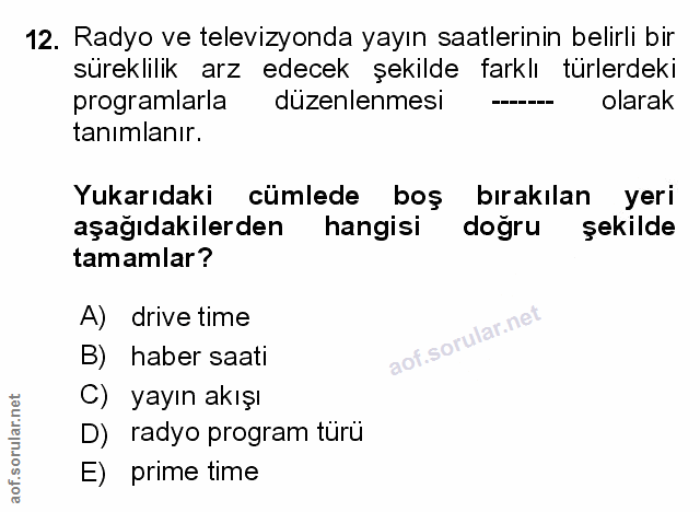 Soru 12