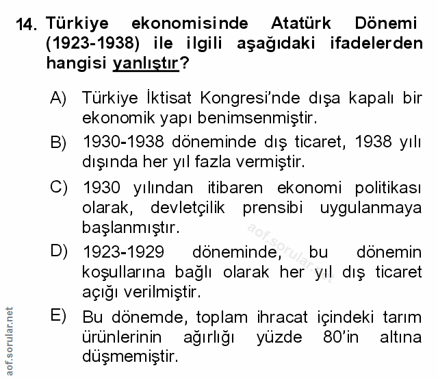 Soru 14
