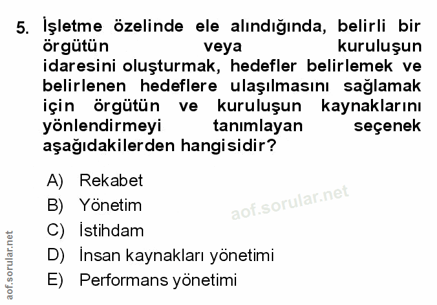 Soru 5