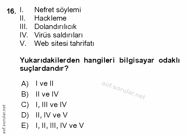 Soru 16
