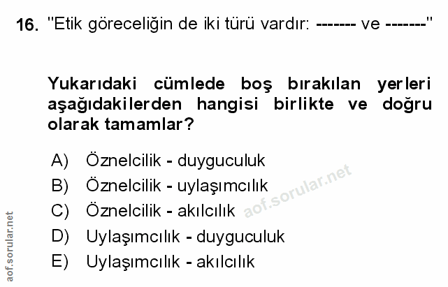 Soru 16