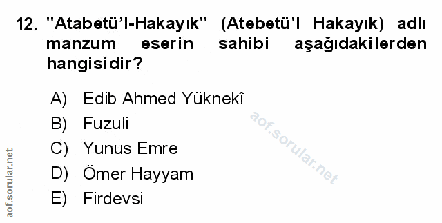 Soru 12