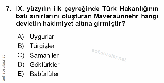 Soru 7