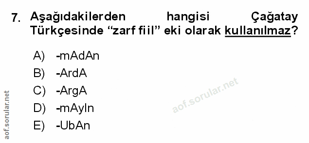 Soru 7