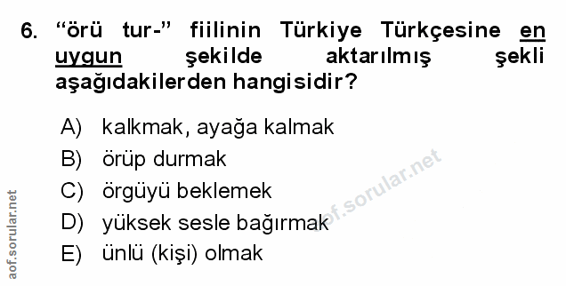 Soru 6