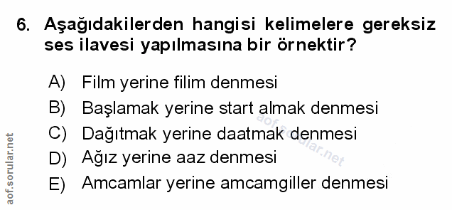 Soru 6