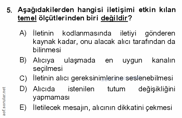 Soru 5